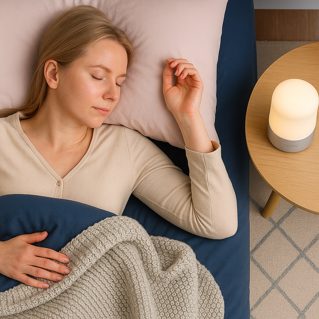 Occhiz Rest Light 2.0 – מכונת רעש לבן לשינה עמוקה וריכוז טוב
